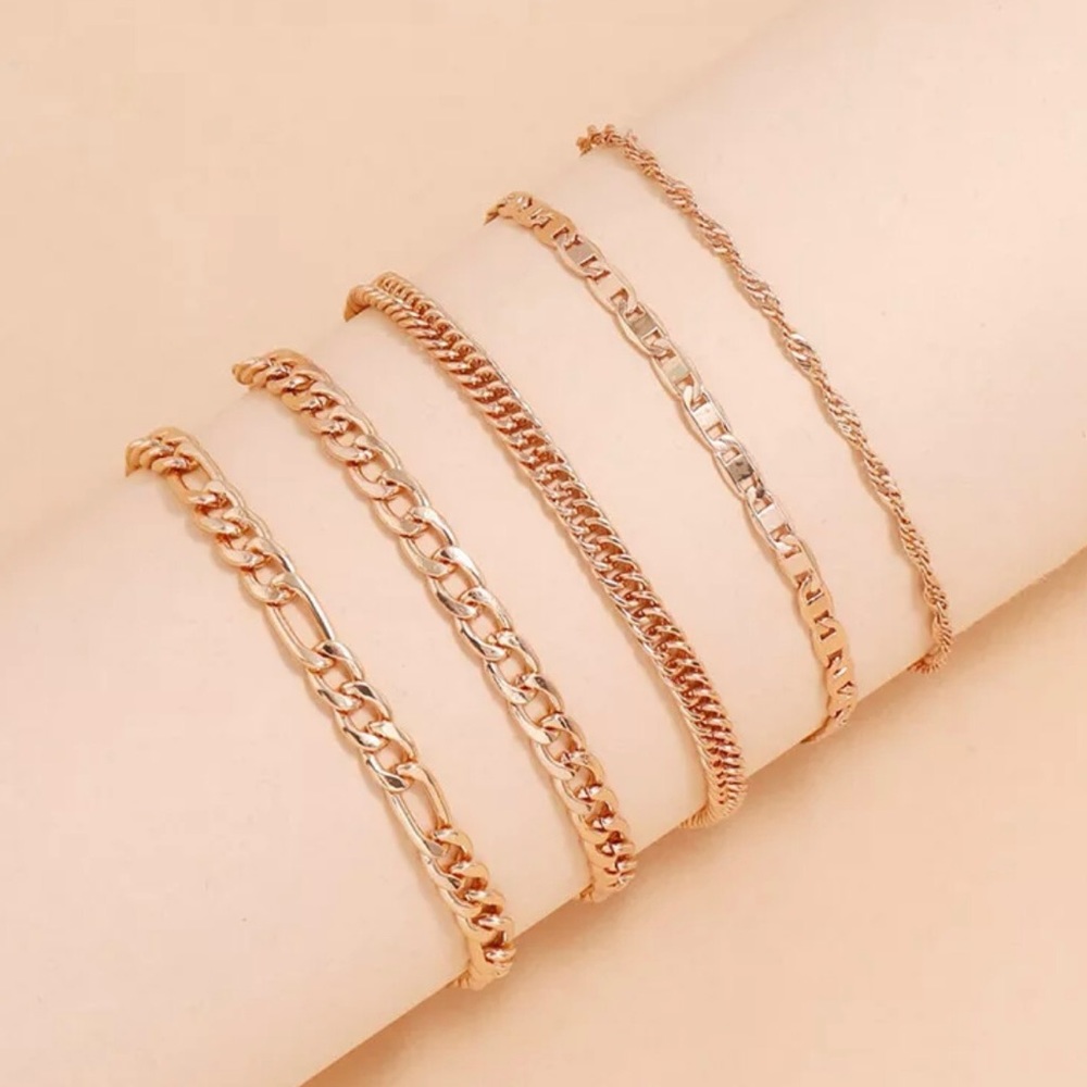 ✨✨✨5 Ankle Bracelet Set✨✨ - Picture 3 of 5